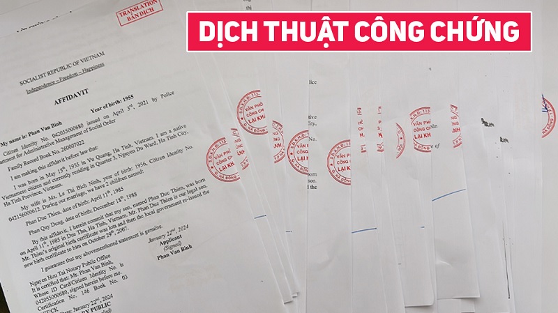 Một số lưu ý khi sử dụng dịch thuật công chứng